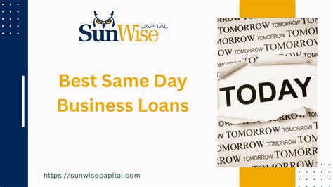 Business Loans Same Day Funding